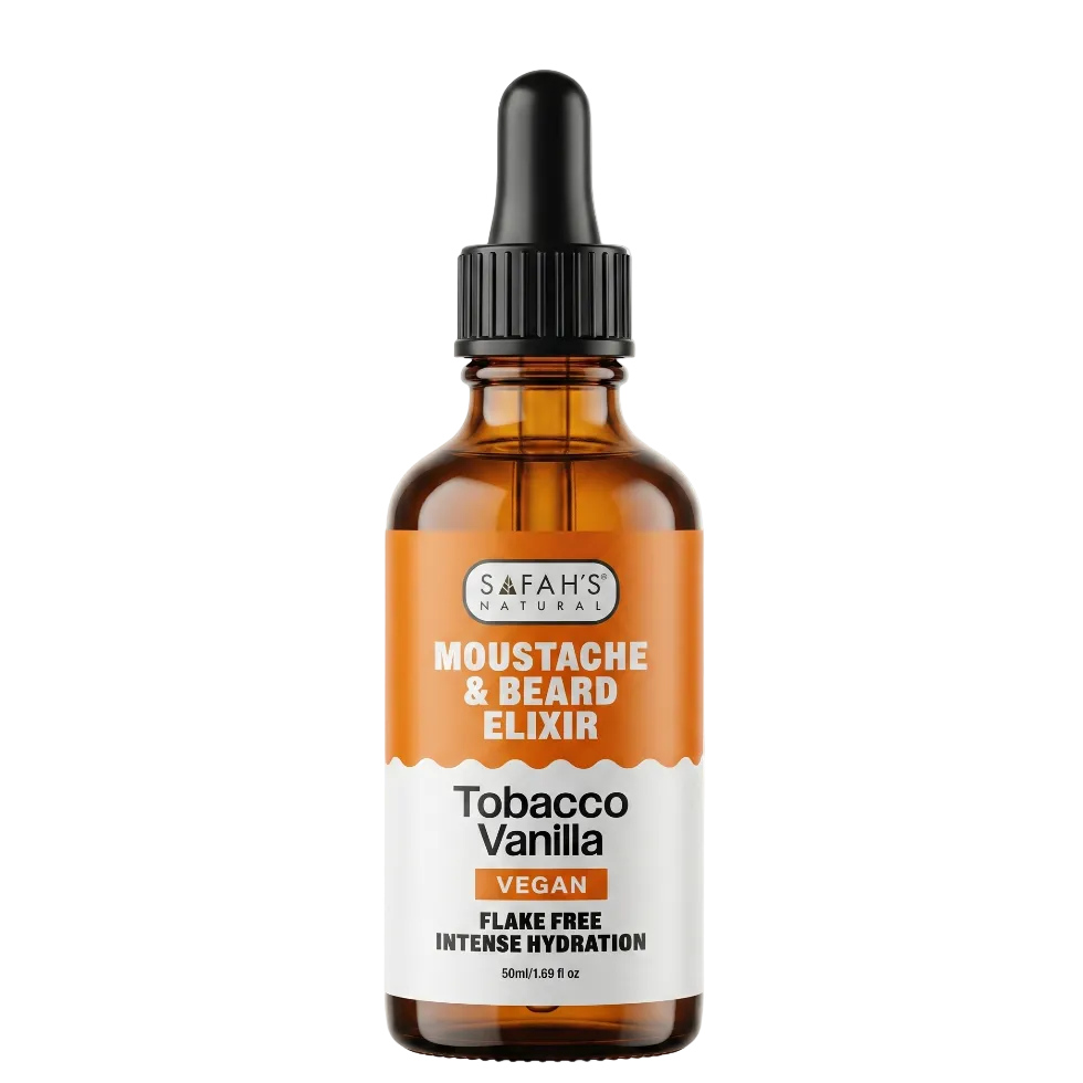 tobacco vanilla elixir 50ml beard moustache oil grooming luxury fragrance natural oil