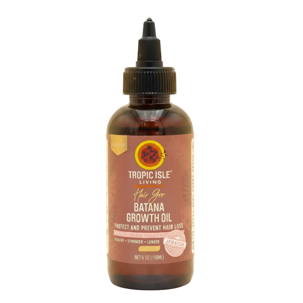 tropic isle batana growth oil 4oz for hair repair strengthening scalp nourishment moisture and hair growth support care
