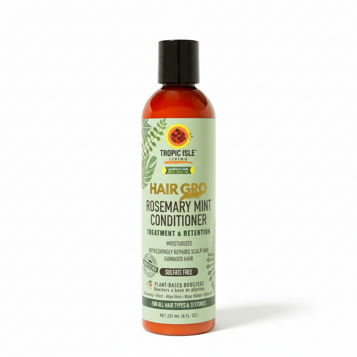 Tropic Isle Rosemary Mint Conditioner 8oz | Hair Treatment, Strength & Retention