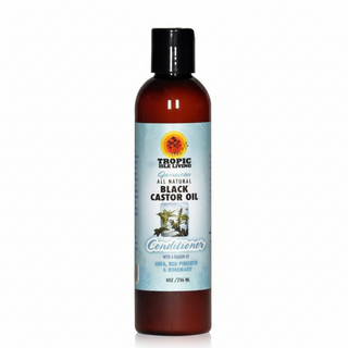 tropic isle living jamaican black castor oil conditioner 8oz for hair moisturizing strengthening detangling and repair care treatment