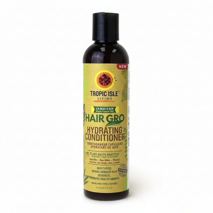 Tropic Isle Hair Gro Conditioner 8oz | Hydrates, Detangles & Strengthens Hair