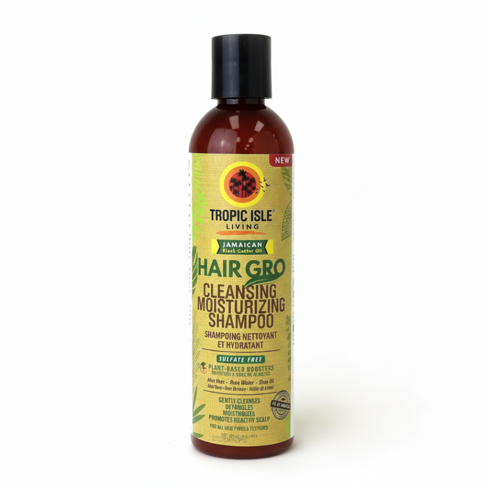 Tropic Isle Hair Gro Shampoo 8oz | Cleansing, Moisturizing & Strengthening Care