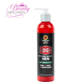 Tropic Isle Living Strong Roots Men 3-in-1 Hair, Body & Beard Wash 8oz