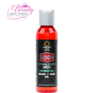Tropic Isle Living Strong Roots Men Beard + Hair Oil 8oz | Nourish & Strengthen