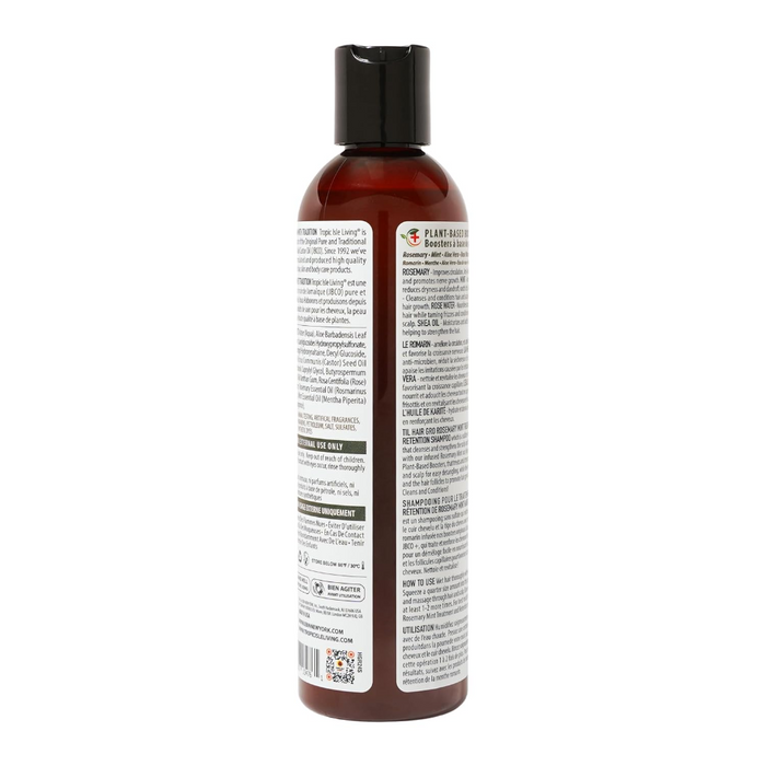 Tropic Isle Rosemary Mint Shampoo 8oz | Cleanse, Strengthen & Refresh Hair