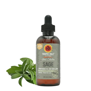tropic isle sage jamaican black castor oil conditioning oil for hair strengthening scalp nourishment hydration and shine boost
