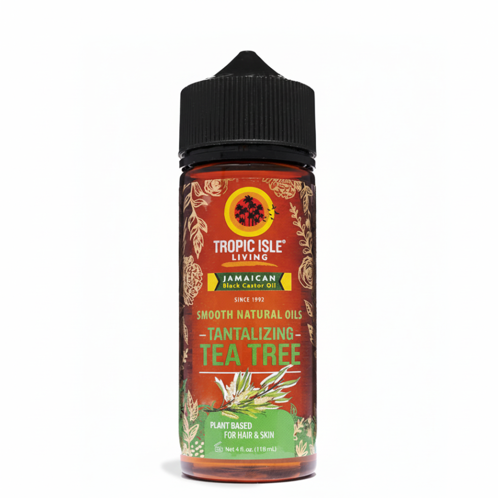 tropic isle living smooth natural oil collection tea tree scalp care hair nourishment hydration and strengthening oil