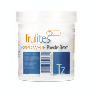 truzone trulites rapid white powder bleach 80g professional hair lightener for highlights and bleaching