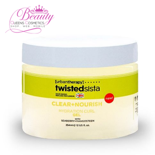 Twisted Sista Clear + Nourish Hydration Curl Gel  – 12oz Define & Hydrate Curls
