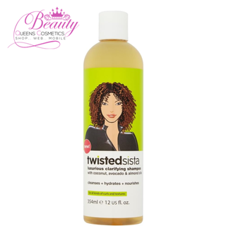 Twisted Sista Luxurious Clarifying Shampoo – 12oz Deep Cleanse & Restore Shine
