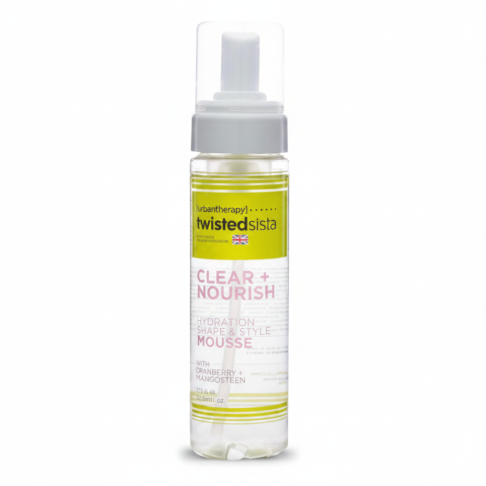 twisted sista hydration mousse define hydrate curls frizz control soft bouncy natural curl styling foam