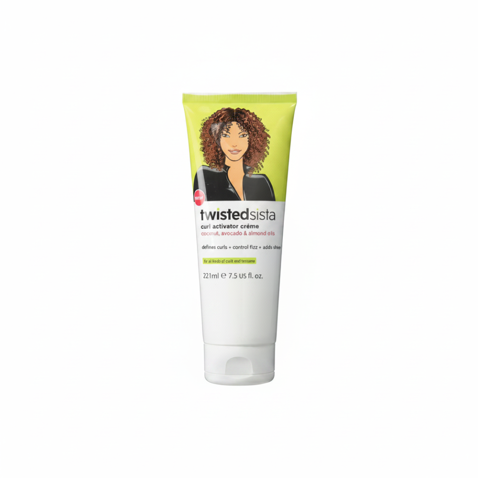 twisted sista curl activator cream define hydrate enhance natural curls frizz control soft bouncy hair