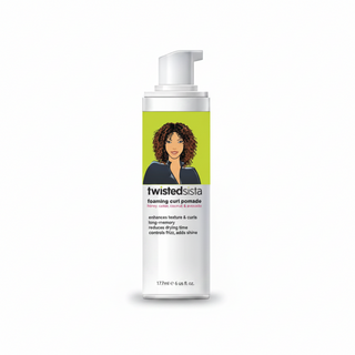 twisted sista foaming curl whip pomade define hydrate curls frizz control soft bouncy natural hair styling
