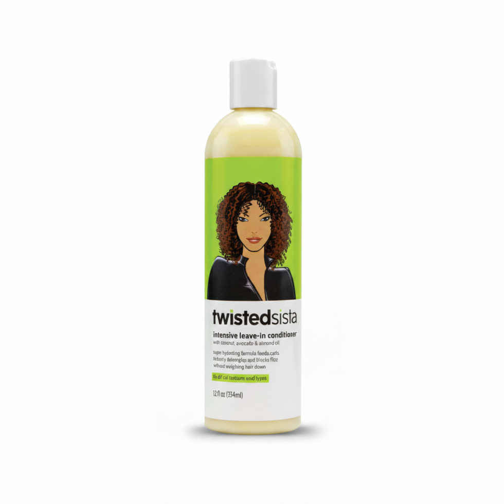 twisted sista intensive leave in conditioner hydrate repair protect frizz control soft smooth healthy hair care