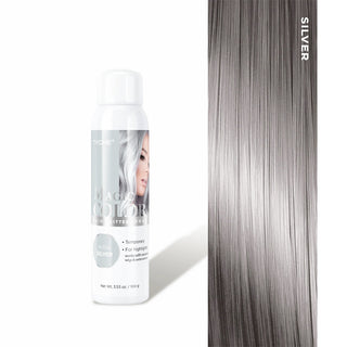 Tyche Hair Color Spray HLTS16 Silver | Temporary Instant Color Spray 18 Shades
