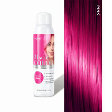 tyche hair color spray hlts09 pink temporary instant pink hair spray for bold party styling and washable hair color transformation
