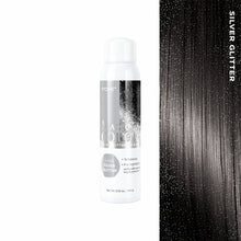 tyche hair color spray hlts18 silver glitter temporary instant glitter spray for shiny sparkle party styling and washable hair color finish