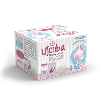 Ujooba 4 in 1 Beauty Cream Multivitamin Pack 40g for bright clear glowing skin