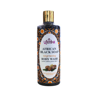 Ujooba African Black Soap Brightening Body Wash 1000ml for smooth glowing skin