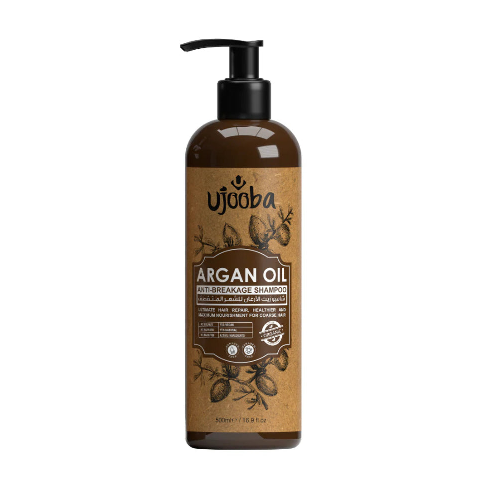 Ujooba Argan Oil Anti Breakage Shampoo 500ml for strong smooth healthy hair