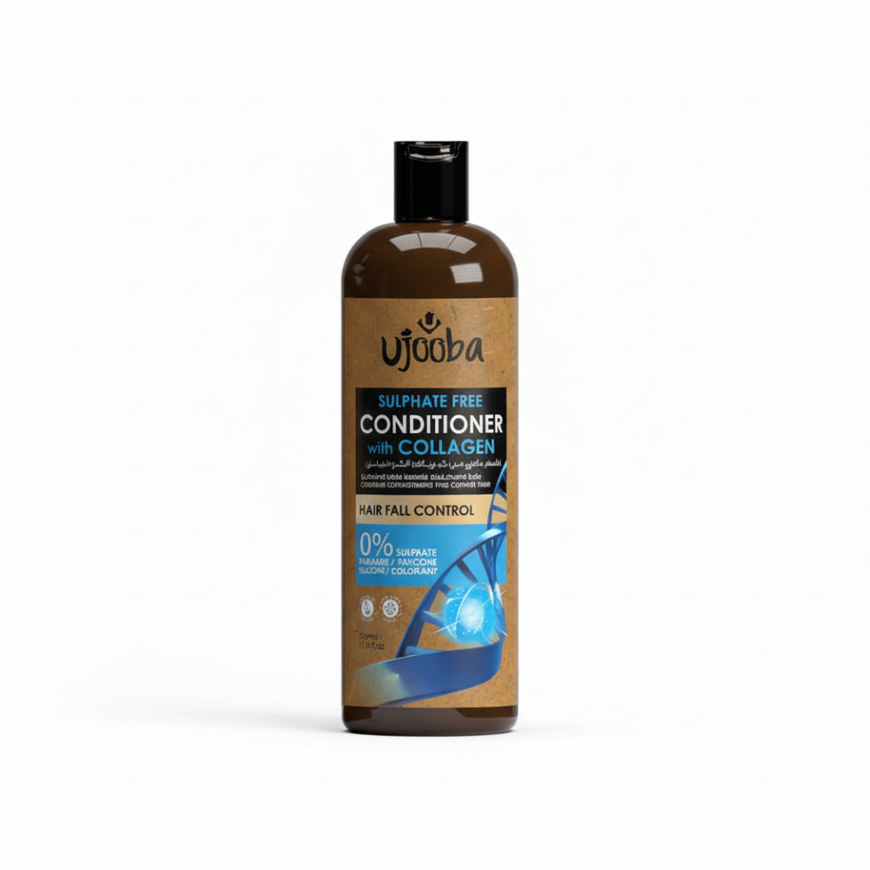 Ujooba Sulphate Free Conditioner with Collagen 500ml for smooth strong healthy hair