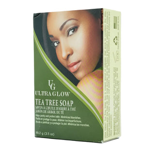 ultra glow tea tree soap antibacterial acne control cleansing bar 99.2g
