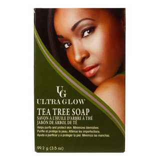 ultra glow tea tree soap antibacterial acne control cleansing bar 99.2g