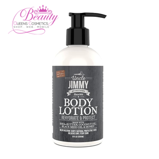 Uncle Jimmy Body Lotion 8oz | Black Seed & Honey Dry Skin Relief
