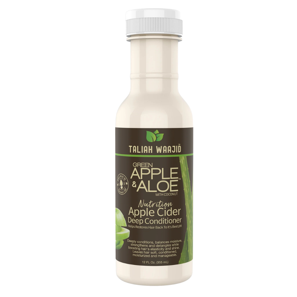 taliah waajid green apple aloe apple cider deep conditioner nourish restore hair 12oz