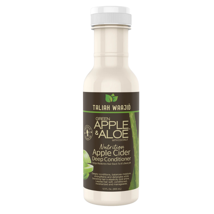 Taliah Waajid Green Apple & Aloe Apple Cider Deep Conditioner 12oz | Nourish & Restore Hair