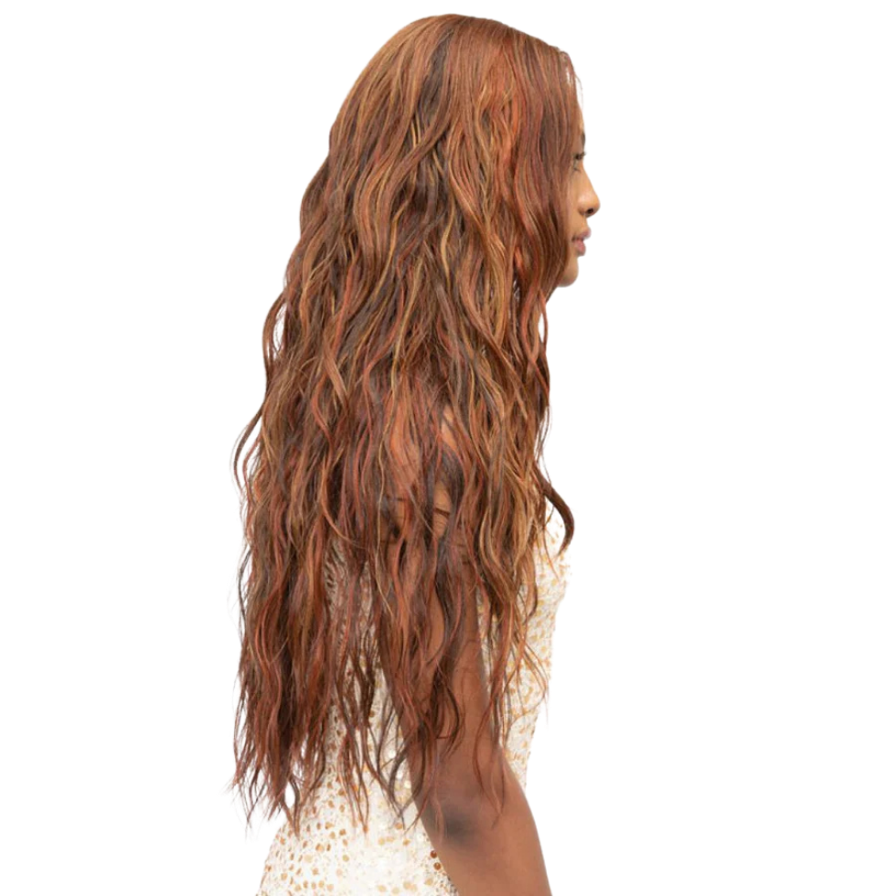 Janet Collection Synthetic Extended Deep Part Lace Wig - MICHELLE