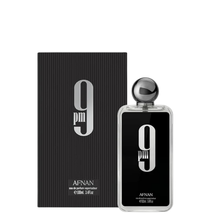 9PM Eau de Parfum by Afnan for Men– 100ml  Warm Spicy & Vanilla Masculine Perfume