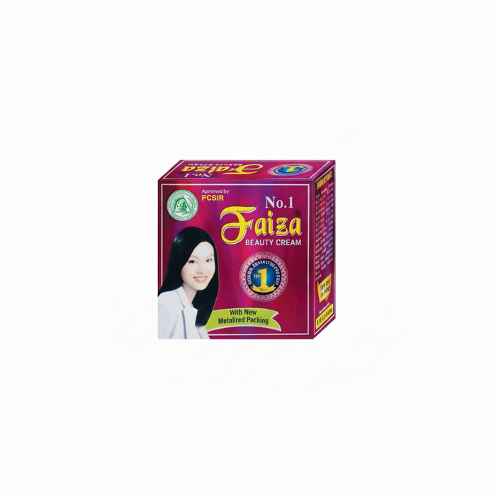 Faiza No. 1 Beauty Cream with New Metalized Packing - PCSIR Approved Formula for Nourished & Radiant Skin