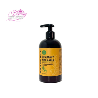 Rosemary Wild Growth Strengthening Shampoo with Mint & Amla - For a Clean, Invigorated Scalp & Stronger Hair, 12 fl oz / 355 ml