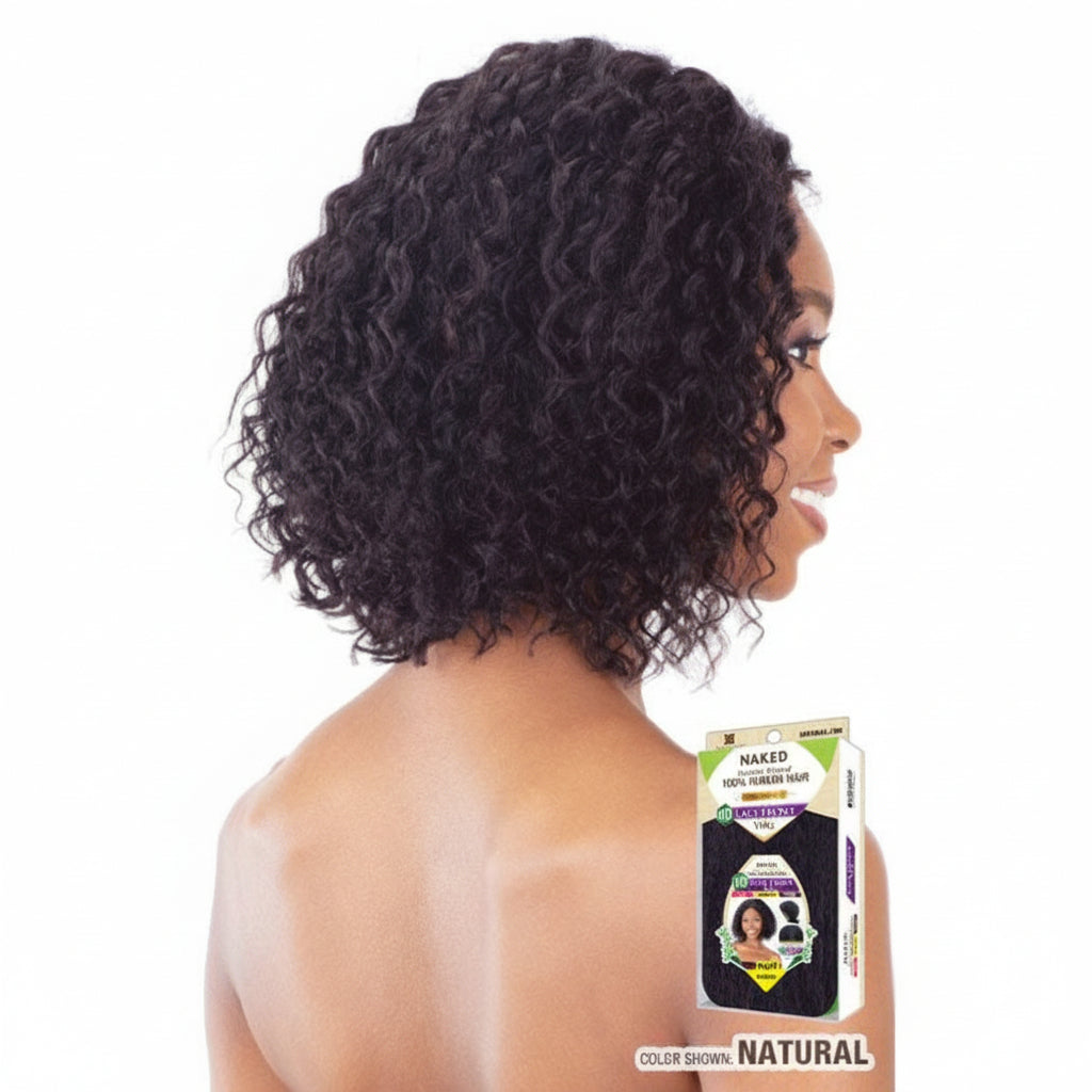 NELL - Shake N Go Naked Brazilian Natural 100% Human Hair HD Lace Front Wig