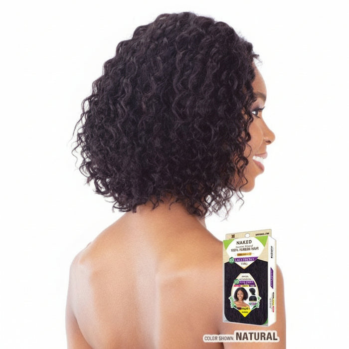 NELL - Shake N Go Naked Brazilian Natural 100% Human Hair HD Lace Front Wig
