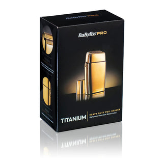 BaByliss PRO Titanium Heavy Duty Foil Shaver- Gold