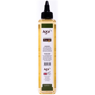 Agor Organic Hair Oil Cold Pressed 250ml | Repair, Strengthen & Stimulate Hair Growth