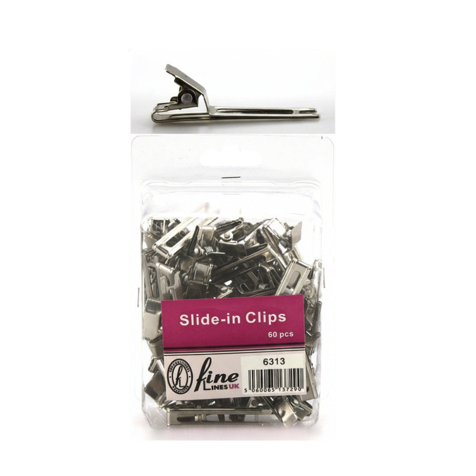 Lignes Fines Slide - Dans Clips 60pcs - 6313