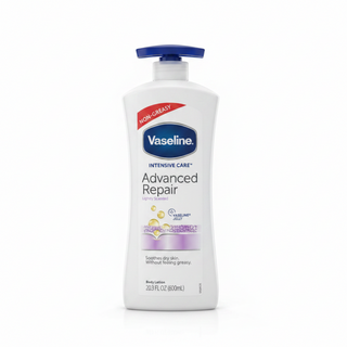 vaseline advanced repair lightly scented lotion 600ml dry skin deep hydration body lotion repair smooth soft skin care routine