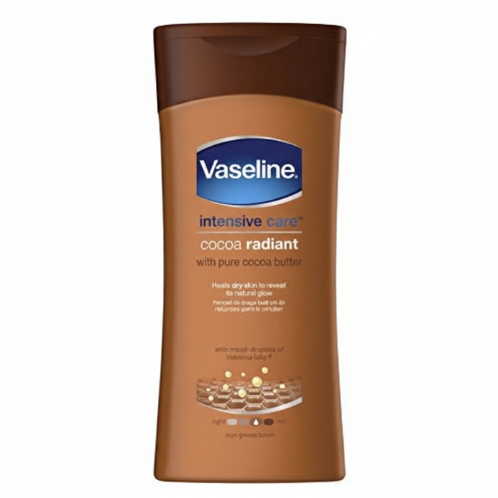 Vaseline Cocoa Radiant Body Lotion 200ml for glowing soft hydrated skin