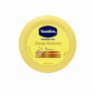 vaseline deep restore body cream 75ml intense moisture for dry rough skin repair and softness