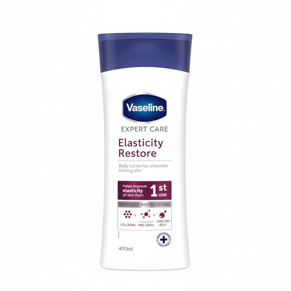 Vaseline Expert Care Elasticity Restore Body Lotion 400ml for firm soft hydrated skin