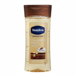 Vaseline Intensive Care Cocoa Radiant Body Oil 200ml for glowing soft moisturized skin