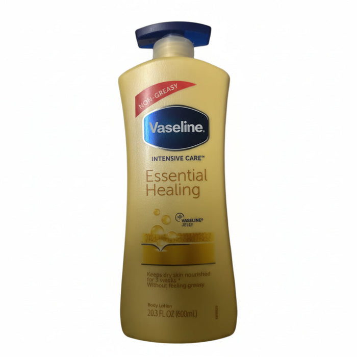 Vaseline Non Greasy Essential Healing Body Lotion 600ml for soft smooth deeply hydrated skin