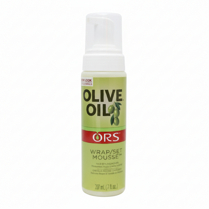 ORS Olive Oil Wrap/Set Mousse 207ml | Moisturizing Hold & Shine Styling