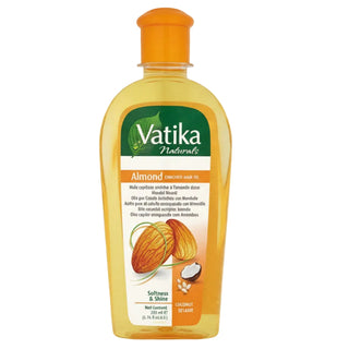 Vatika almond enriched hair oil 200ml for nourishment hair fall control soft smooth shiny healthy hair