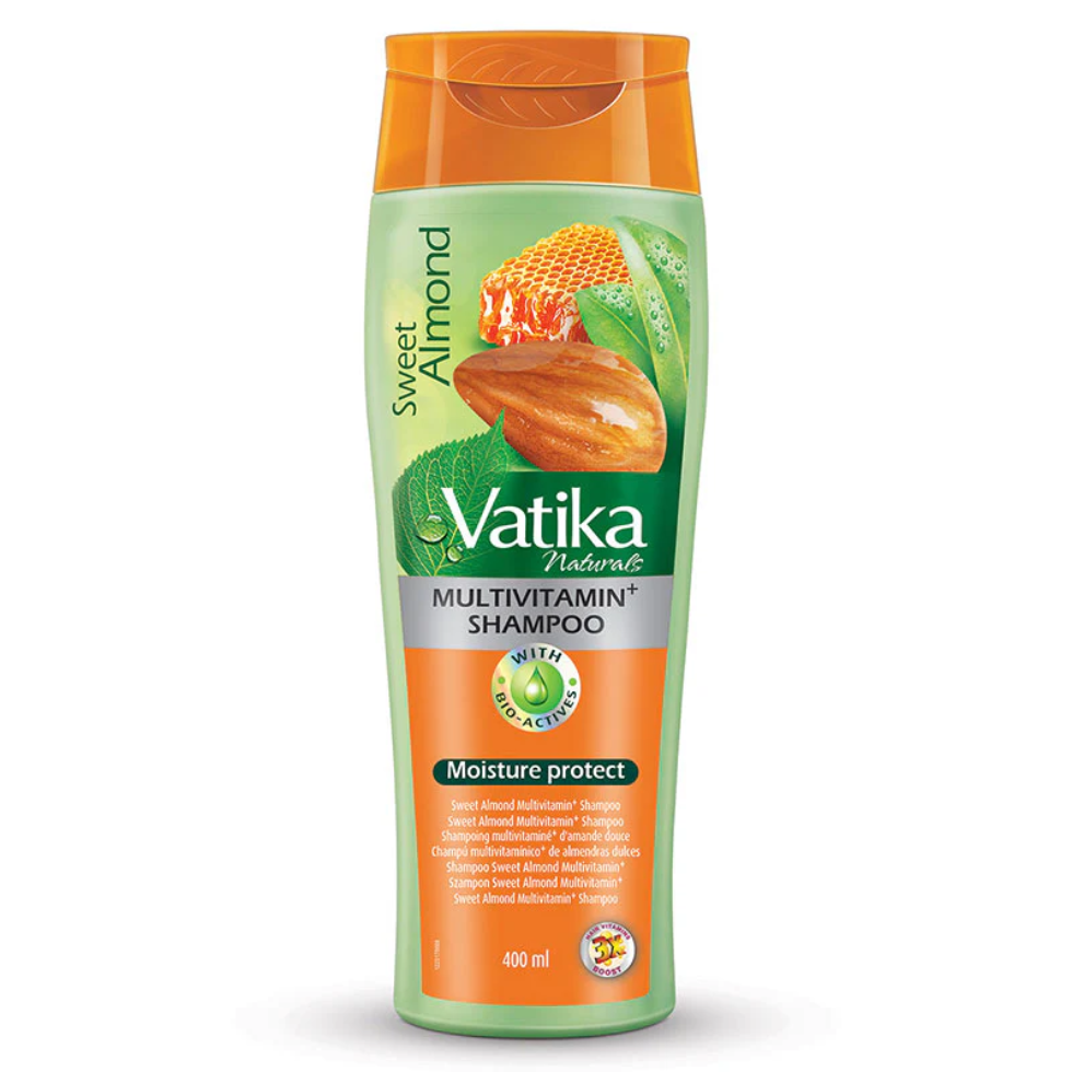 Vatika almond multivitamin shampoo for nourishing repairing soft shiny healthy hair