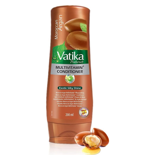 Vatika argan multivitamin conditioner 200ml for soft smooth shiny and frizz free hair
