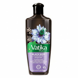Vatika black seed enriched hair oil 200ml for nourishment hair growth soft smooth shiny healthy hair